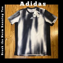 Adidas Break the Norm Running Tee Men's Sz Large New!! 