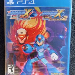 PS4 Game - Mega Man X Legacy Collection 1+ 2 (New, Factory Sealed)