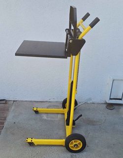 🔥🔥Material Lift Stacker, Hydraulic Pallet Truck Dolly 440 lbs🔥🔥

New