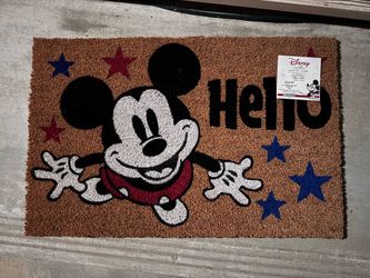 BRAND NEW Mickey 4th of July mat
