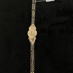 14KT Is Fígaro Bracelet 9” 