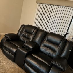 Set Of Recliner Leather Couches $500 OBO