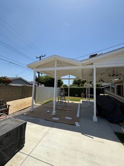 Solid patio cover