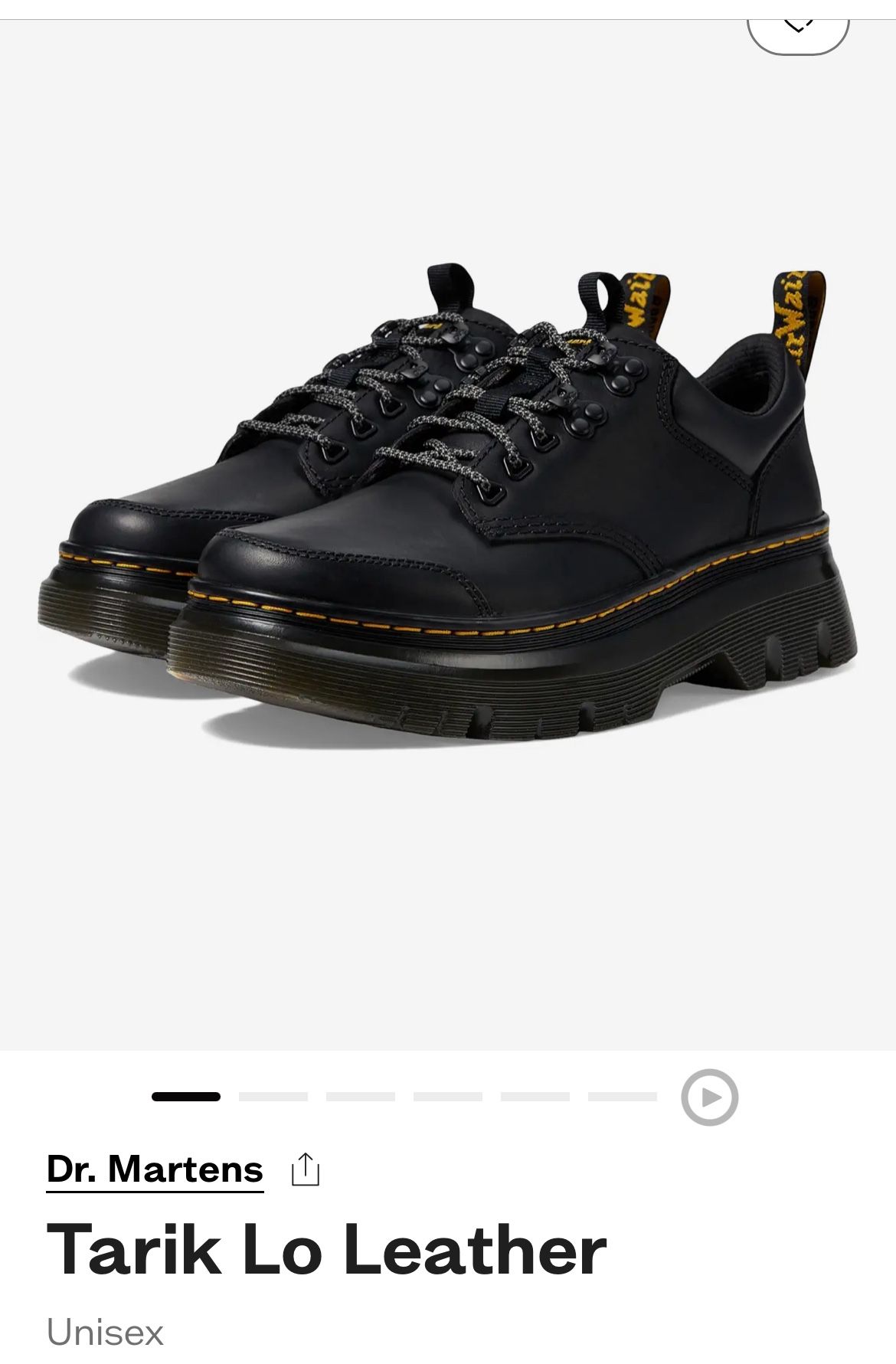 Dr. Martens I Tarik Lo Leather Woman’s Size 7 🖤