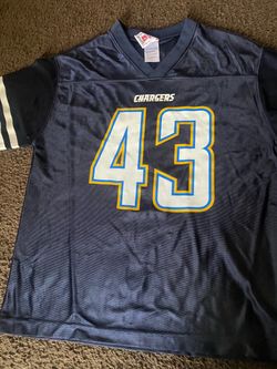Vintage 2006 Kids large San Diego Chargers #43 NFL Football Jersey
