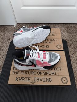Nike Kyrie 8 Unisex Shoes Size 12, Color: White/University Red/Black