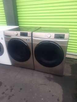 Washer and dryer Champagne color