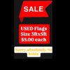🛑 SALE USED FLAGS $5 Each 🚨