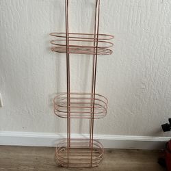 3-Tier Rose Gold Bathroom Rack