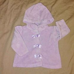 0-3 Months Velvety Hoodie • by Garanimals 