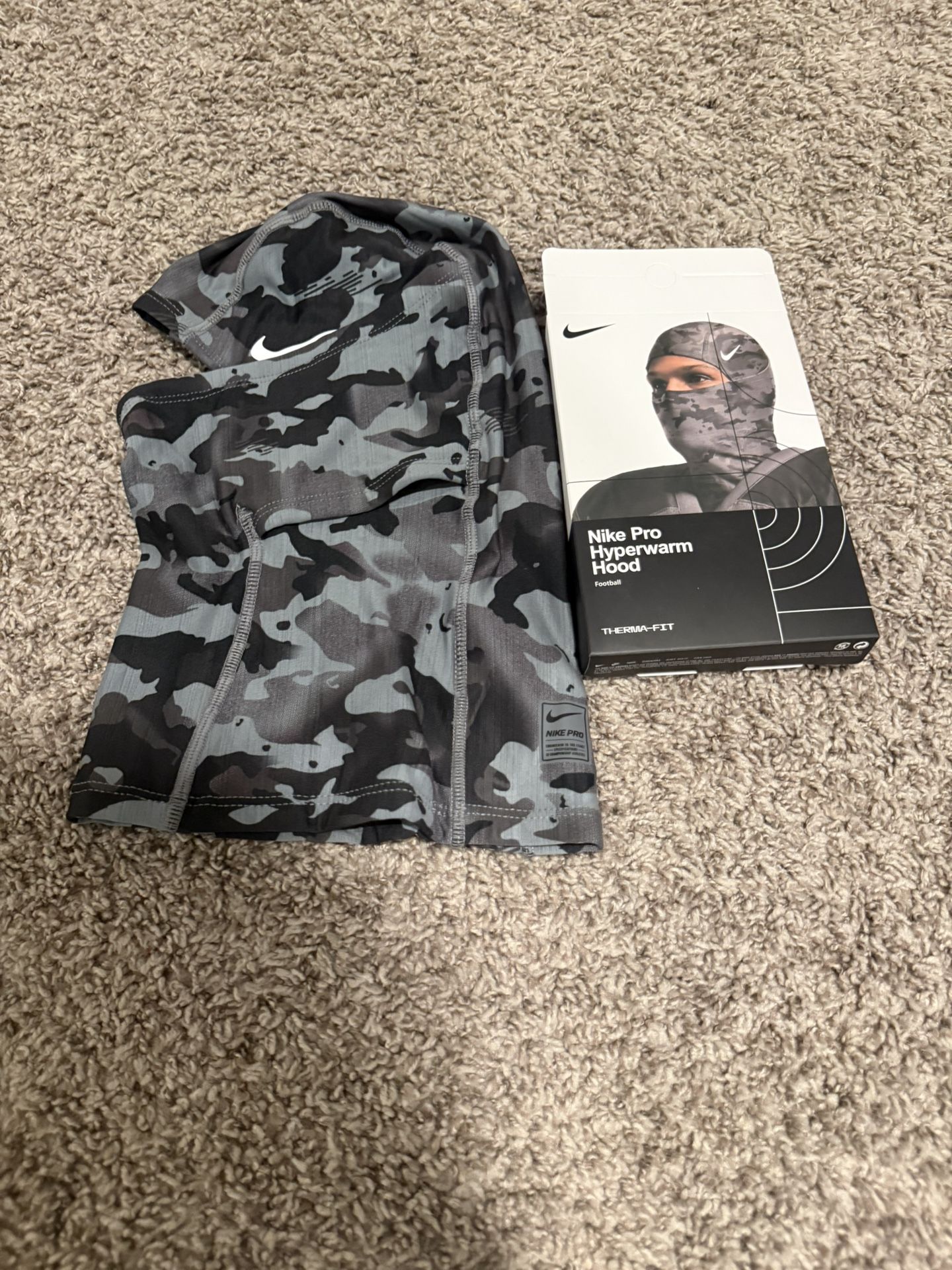 Grey Camo Nike Ski Mask