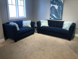 Brand New 2PC Velvet Sofa Set! Payment Plan Available