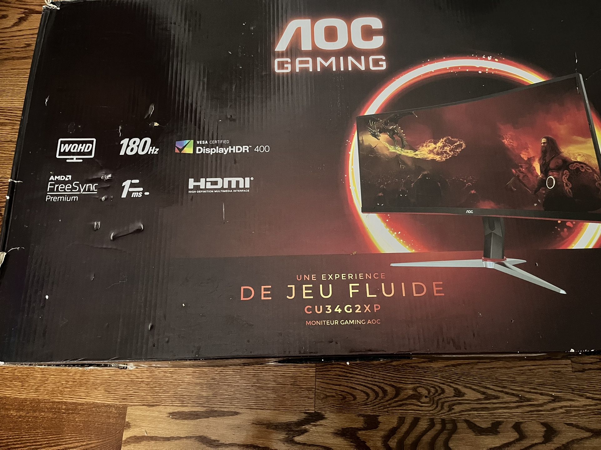 Aoc 34 In Curved Wide Screen Gaming Monitor Price Negotiable