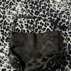 vintage Black Coach Bag