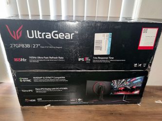 Lg 27” ultra gear gaming monitor