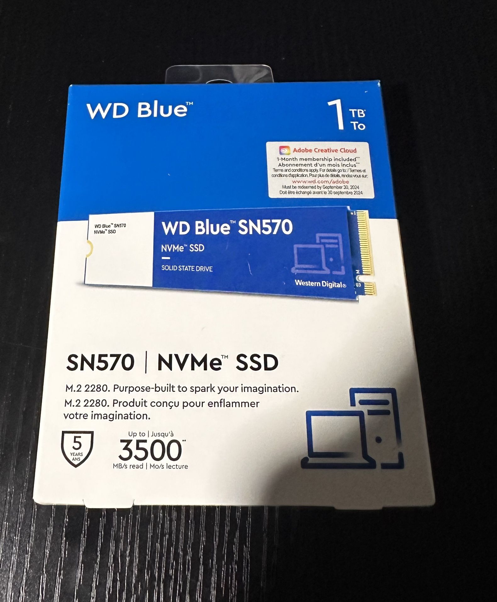 WD Blue SN570 NVMe SSD 1TB