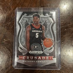2020-21 Panini Prizm Draft Picks - Crusade Anthony Edwards #81 (RC)