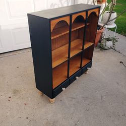Vintage Wood Bookshelf 
