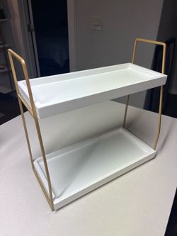 Two tiered shelf