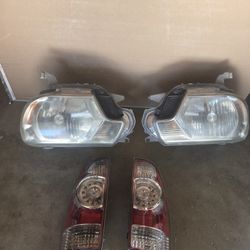 Used 2013 Pair Headlights and Taillights 