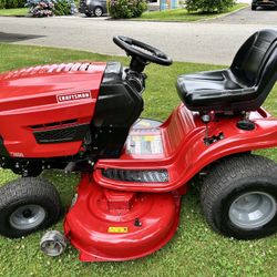 LIKE NEW CRAFTSMAN T1600 19HP BRIGGS 46” LAWNTRACTOR