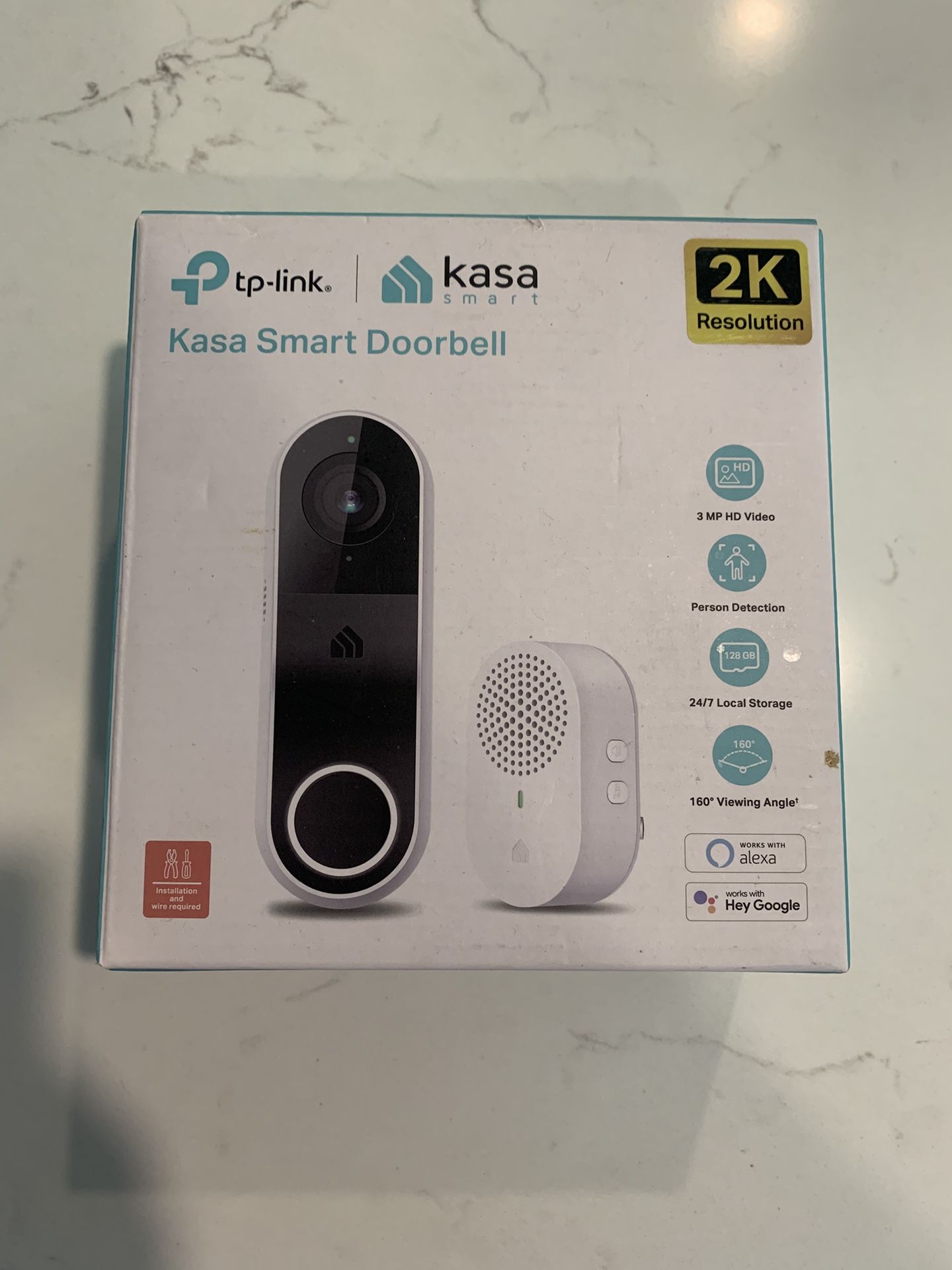 Kasa Smart Doorbell -2k Resolution