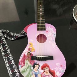 Disney First Act Real Acoustics Guitar w/strap