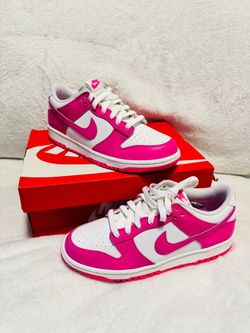 Nike Dunk Low White Pink Sneakers