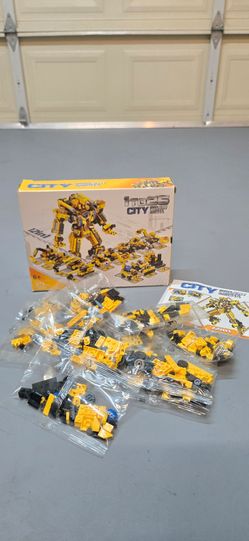 City Project Mecha 12 in 1 Building Lego Blocks Cars Robot