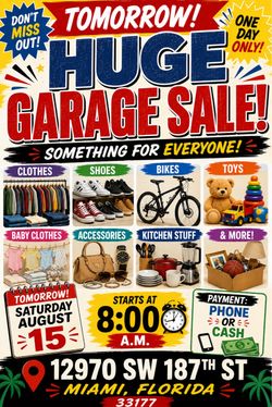 Garage Sale / Yard Sale