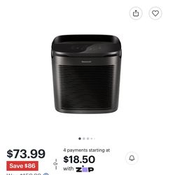 Honeywell - 200 Sq. Ft. PowerPlus HEPA Air Purifier - Black