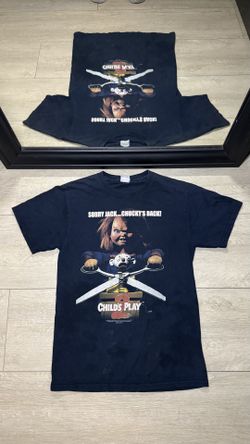 Thrashed Y2K 2000s Child’s Play 2 Chucky Horror Movie Promo Shirt