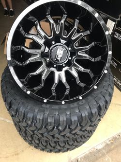 4 new 20x12 wheels