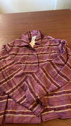 Burgundy Striped Reverse Jacket