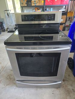 Samsung stainless induction range