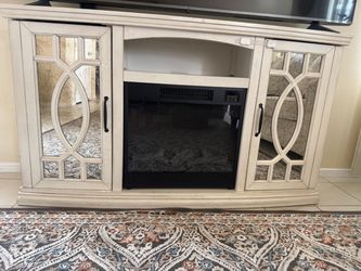 Electric Fireplace TV Stand Console