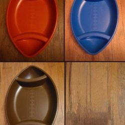 TAKING BEST OFFER. 3 Brand New Football Themed Party Trays, Excellent Condition. TAKING BEST OFFER.