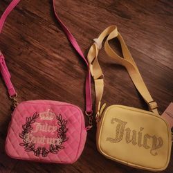Juicy Couture cross body purses 