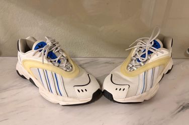 Adidas Ozelia White Blue Cream Sneakers Men’s – Retro Y2K – Size 8.5