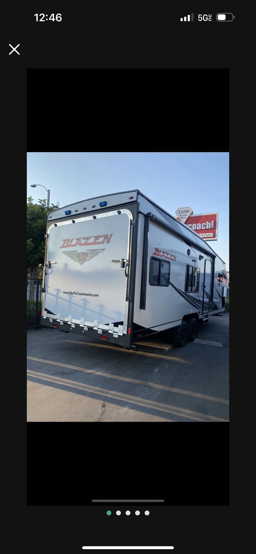 2021 Blazen Toy Hauler