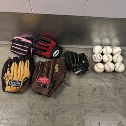 Old Baseball Gear 