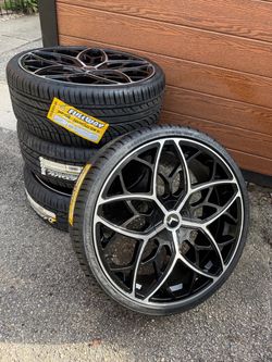 22 Inch KRAZE Rims/wheels 5x112 and 5x114.3 new Tires