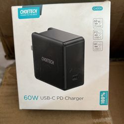 New  CH POWER TO THE BEST 60W USB C PD Charger 