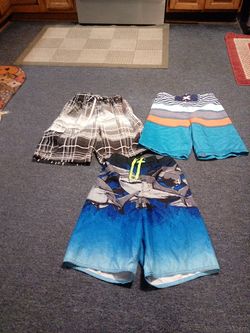 Boys bathing suits size 14-16
