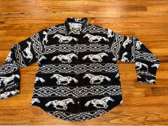 Vintage Adobe Rose country western button-up shirt