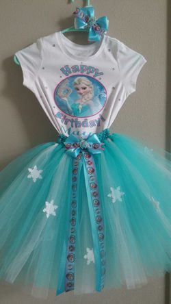 Elsa Birthday Tutu