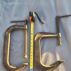 ARMSTRONG 78-306 C-CLAMP and Williams CC-410 Deep Throat Clamp