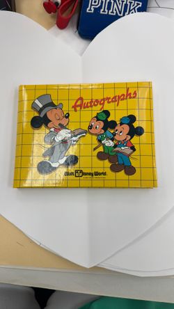 Rare Vintage Walt Disney Autograph Book