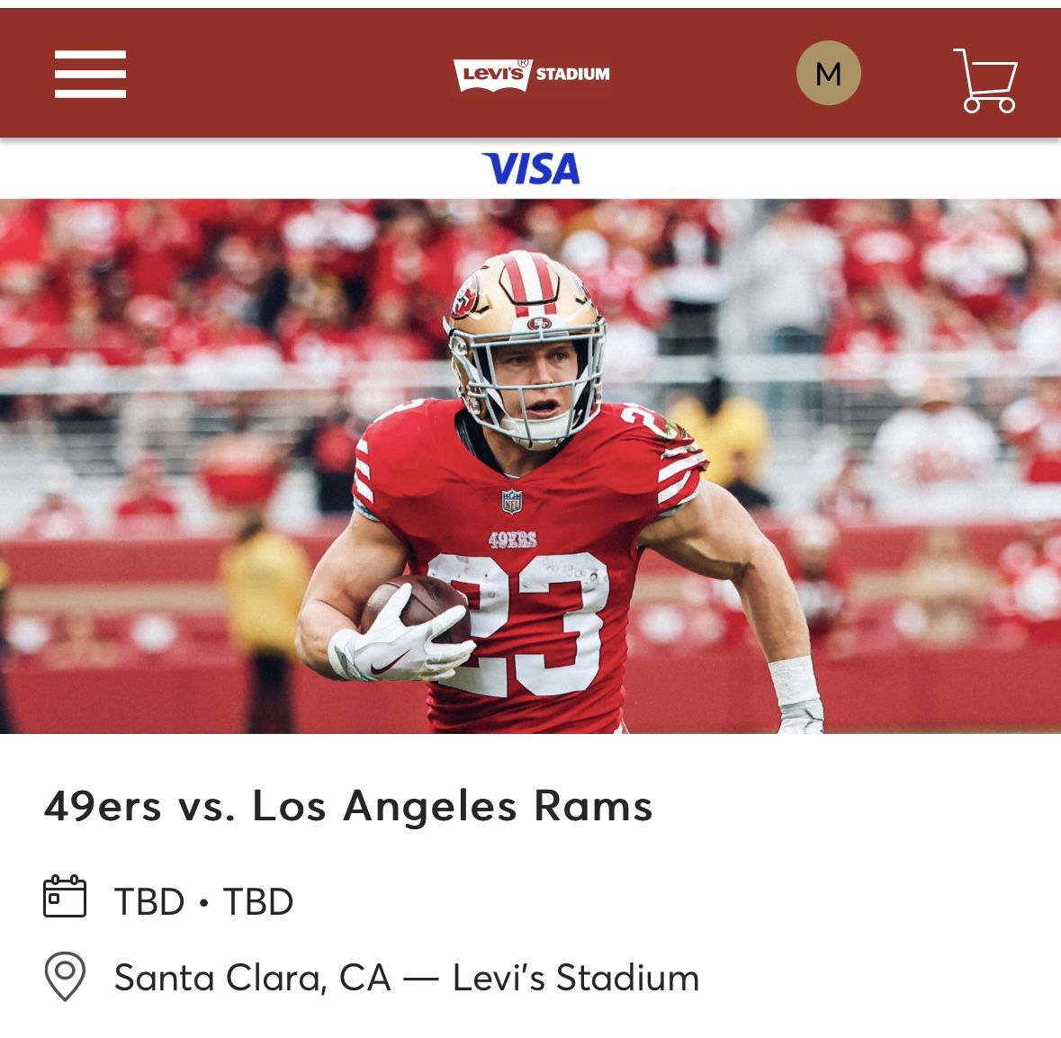 49er Tickets VS The Rams