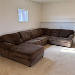 Ashley furniture Sectional Brown